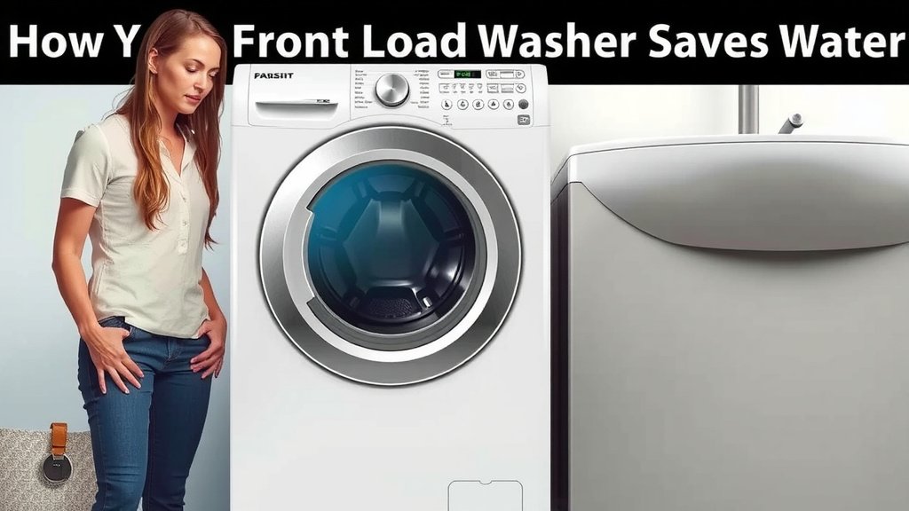 How Your Front Load Washer Saves Water