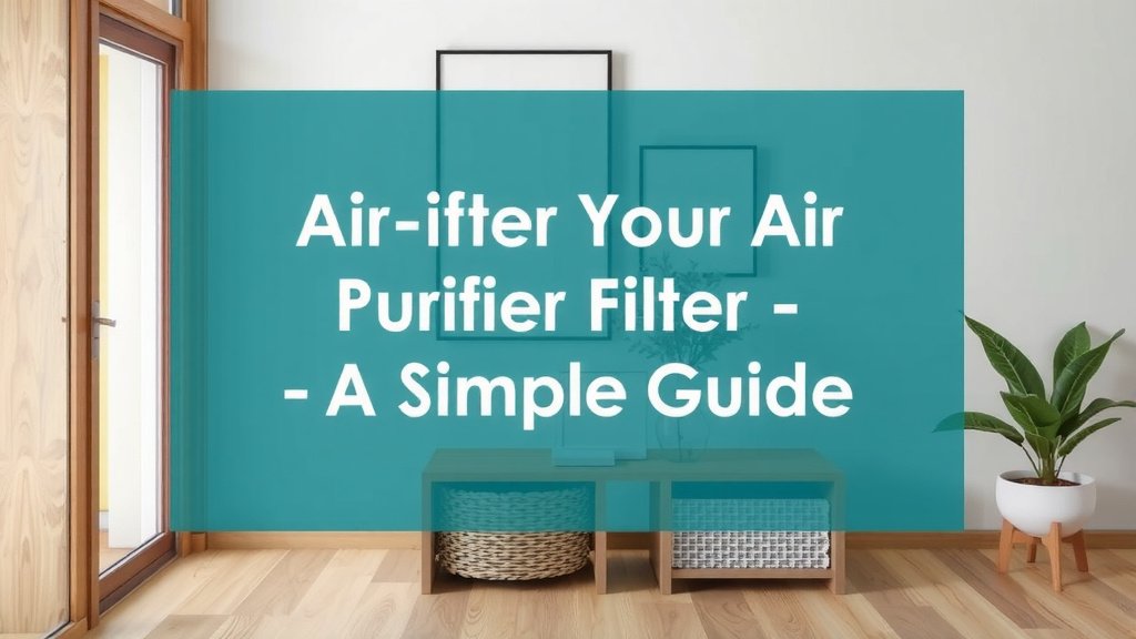 Keeping Your Air Purifier Filter Clean: A Simple Guide