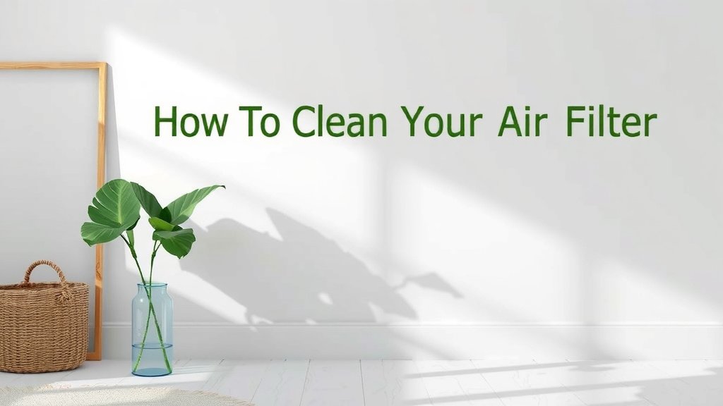 How to Clean Your Air Purifier Filter for Fresh Air