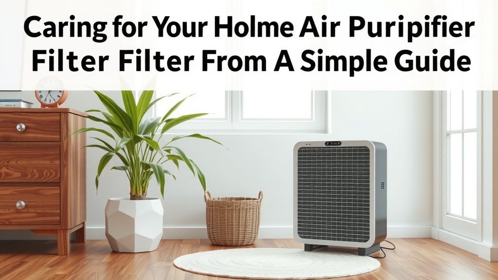 Caring for Your Holmes Air Purifier Filter: A Simple Guide