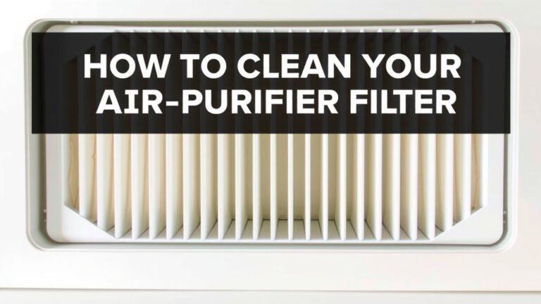 How to Clean Your Holmes Air Purifier Filter