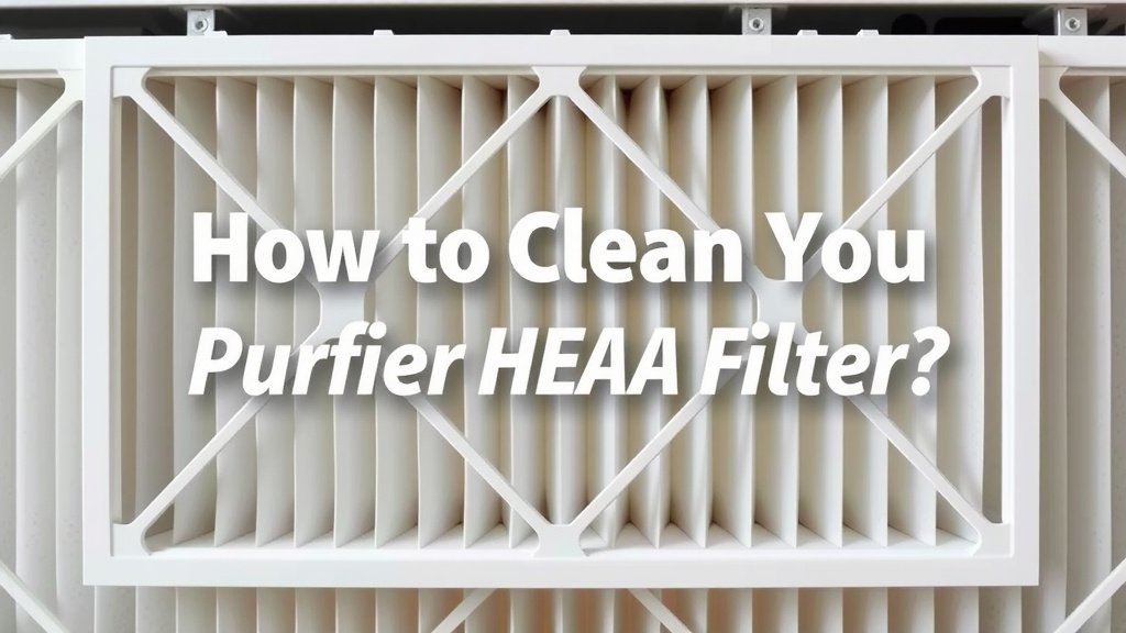 How to Clean Your Air Purifier HEPA Filter