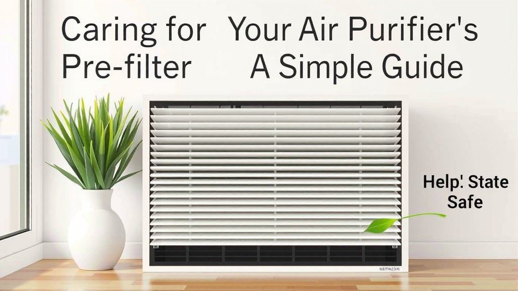 Caring for Your Air Purifier's Pre-Filter: A Simple Guide