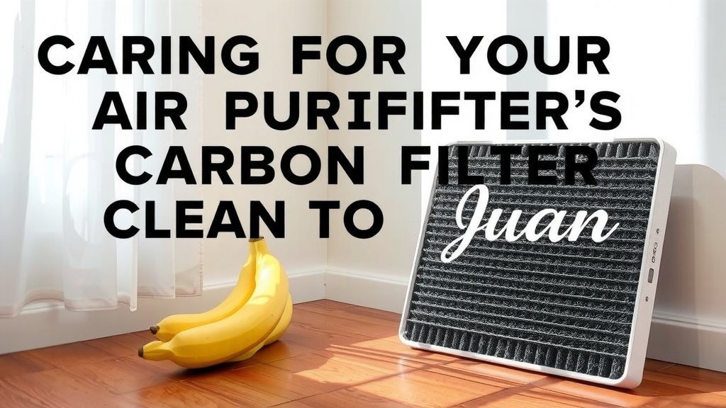 Caring for Your Air Purifier's Carbon Filter: Can You Actually Clean It?