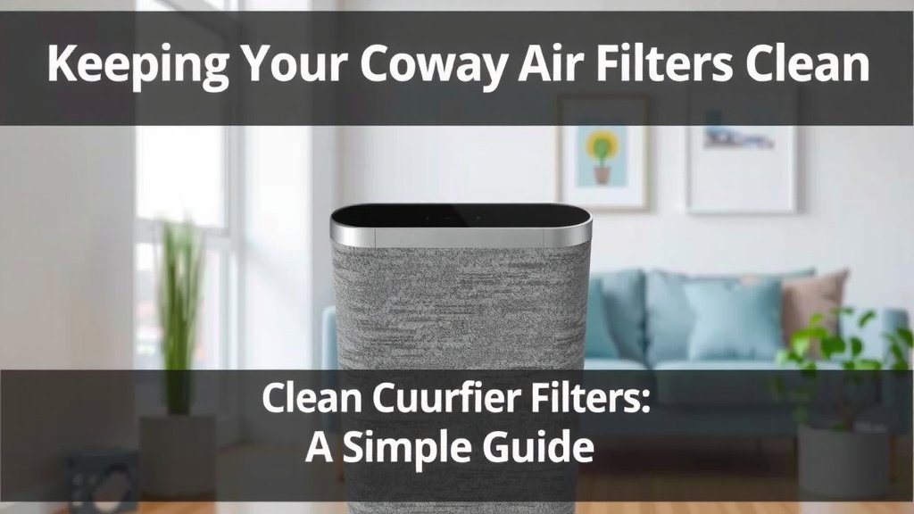 Keeping Your Coway Air Purifier Filters Clean