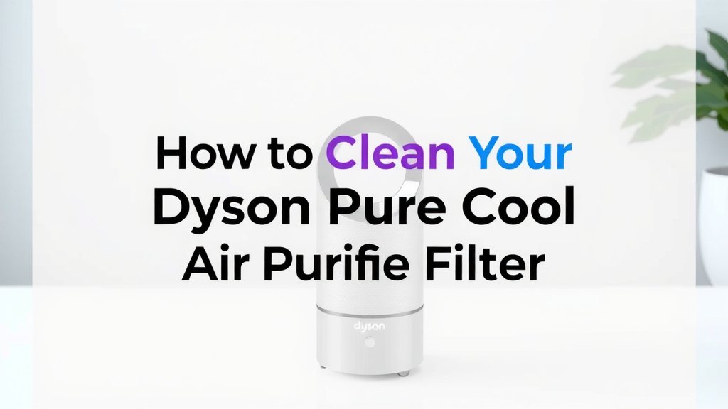 How to Clean Your Dyson Pure Cool Air Purifier Filter