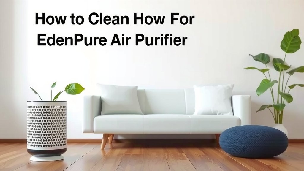 How to Clean Your EdenPure Air Purifier for Peak Performance