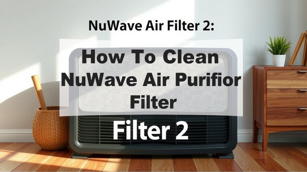 How to Clean NuWave Air Purifier Filter 2