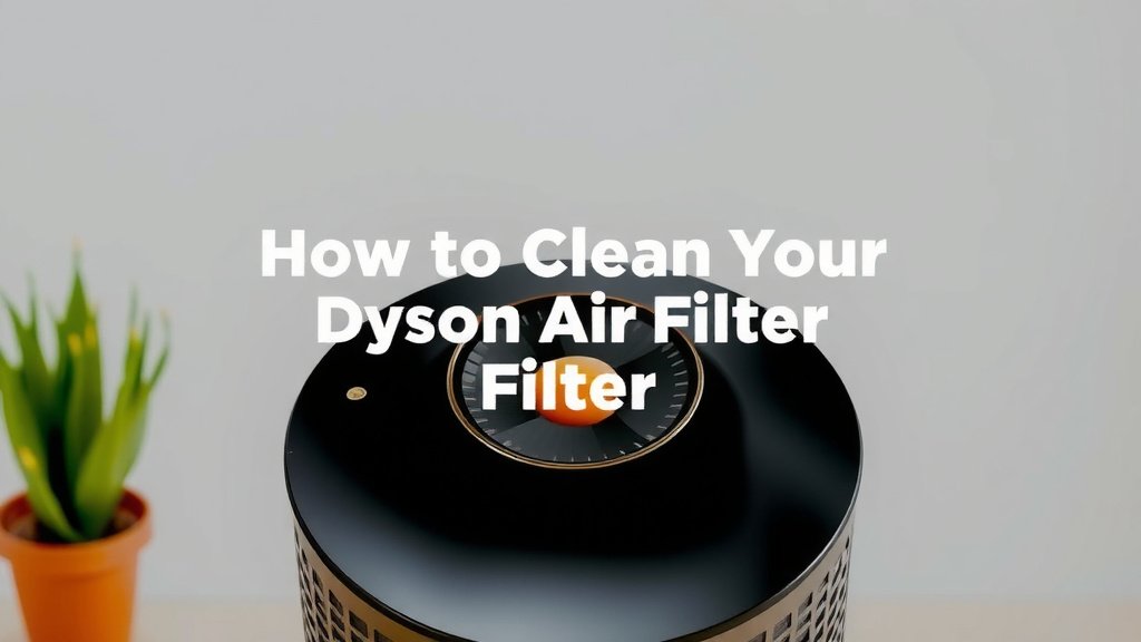 How to Clean Your Dyson Air Purifier Filter