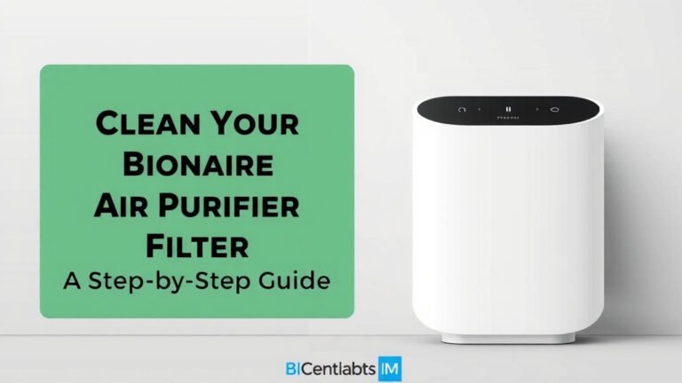 Clean Your Bionaire Air Purifier Filter: A Step-by-Step Guide