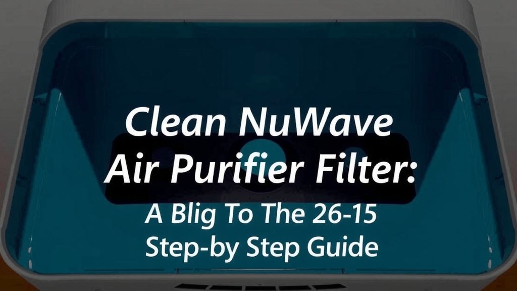 Clean NuWave Air Purifier Filter: Step-by-Step Guide
