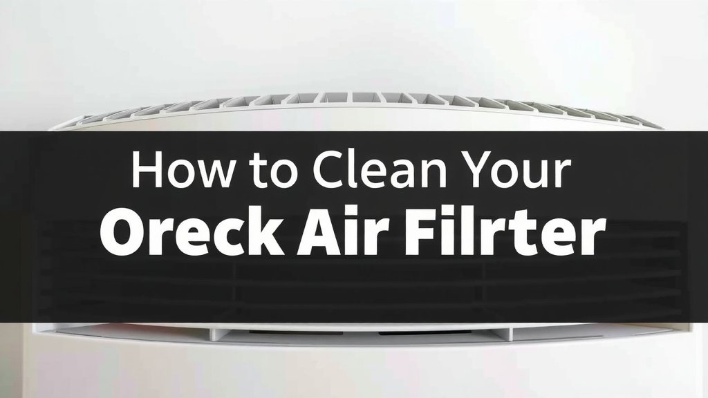 How to Clean Your Oreck Air Purifier Filter