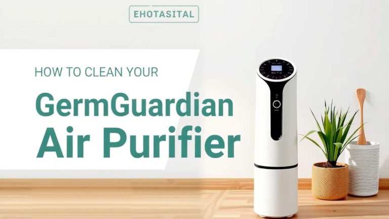 How to Clean Your GermGuardian Air Purifier: A Quick Guide