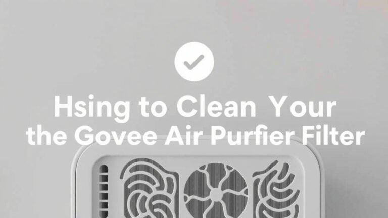 How to Clean Your Govee Air Purifier Filter