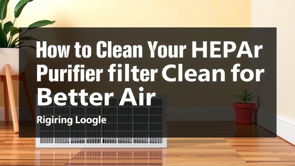 Keeping Your HEPA Filter Clean for Better Air