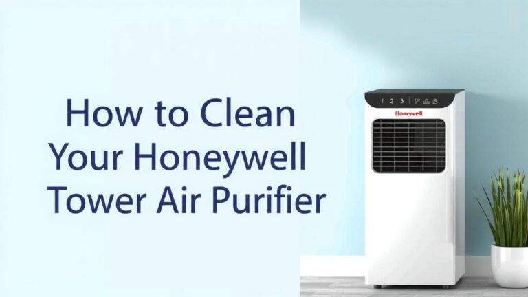 How to Clean Your Honeywell Tower Air Purifier