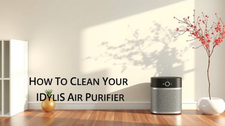 How to Clean Your Idylis Air Purifier: A Simple Guide