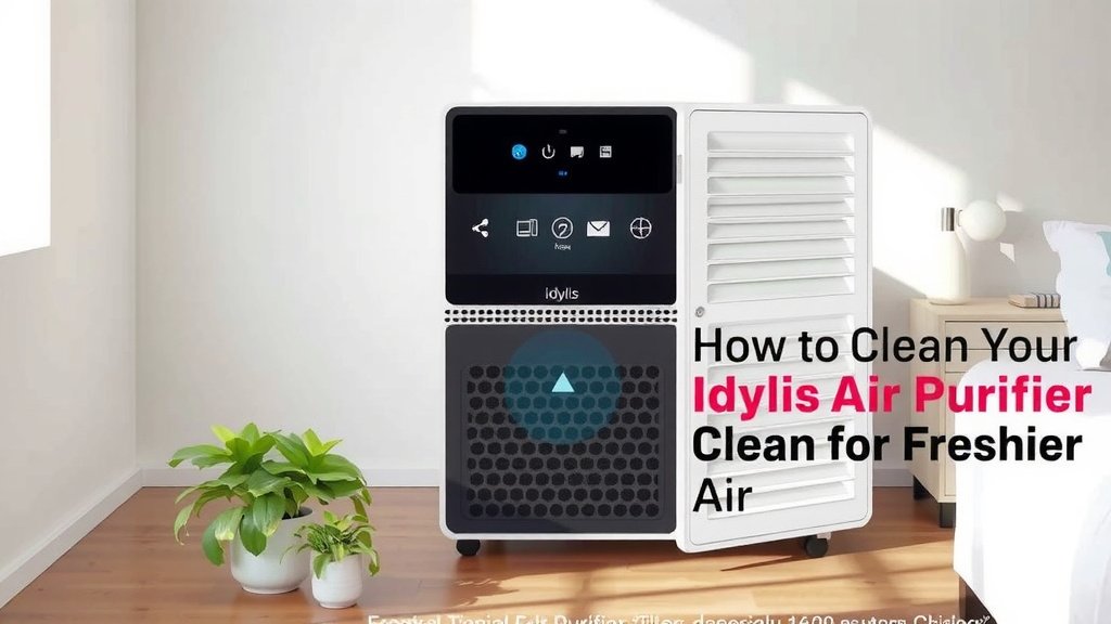 Keeping Your Idylis Air Purifier Filter Clean for Fresher Air