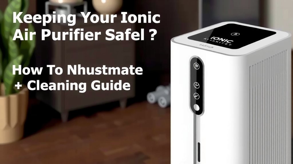 Keeping Your Ionic Air Purifier Sparkling: A Simple Cleaning Guide
