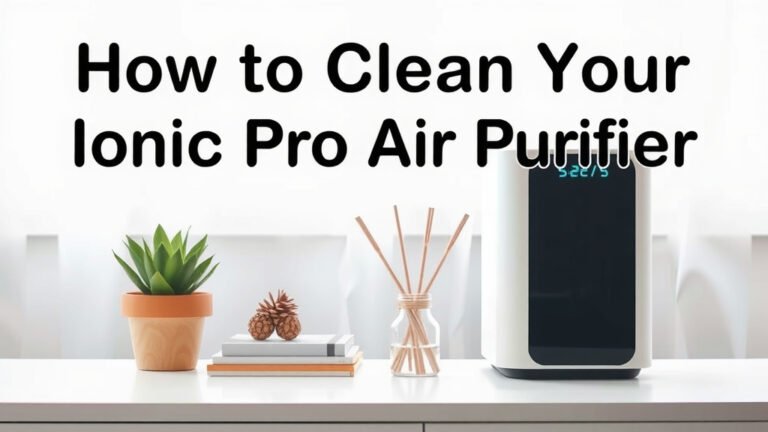 How to Clean Your Ionic Pro Turbo Air Purifier