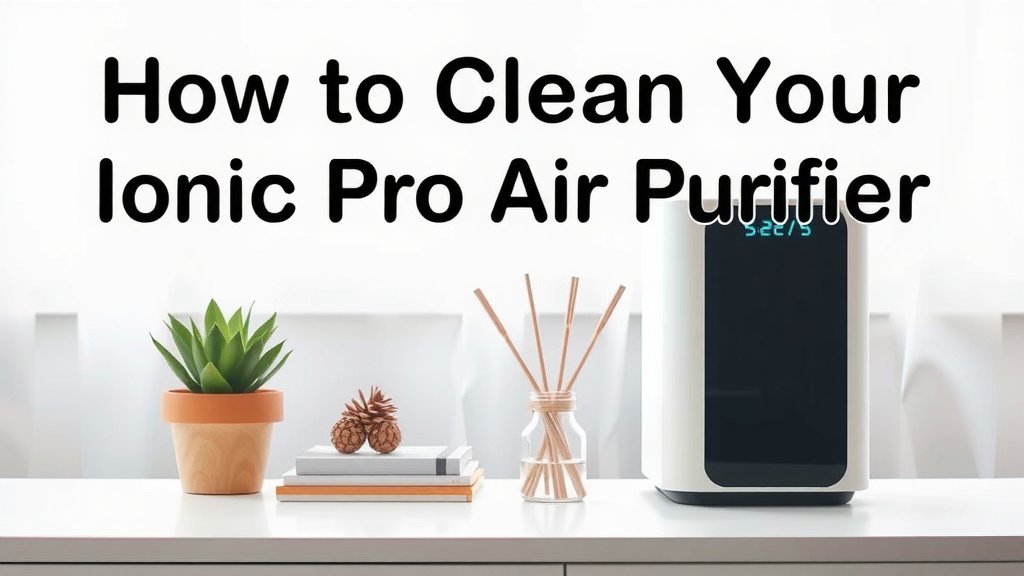 How to Clean Your Ionic Pro Turbo Air Purifier