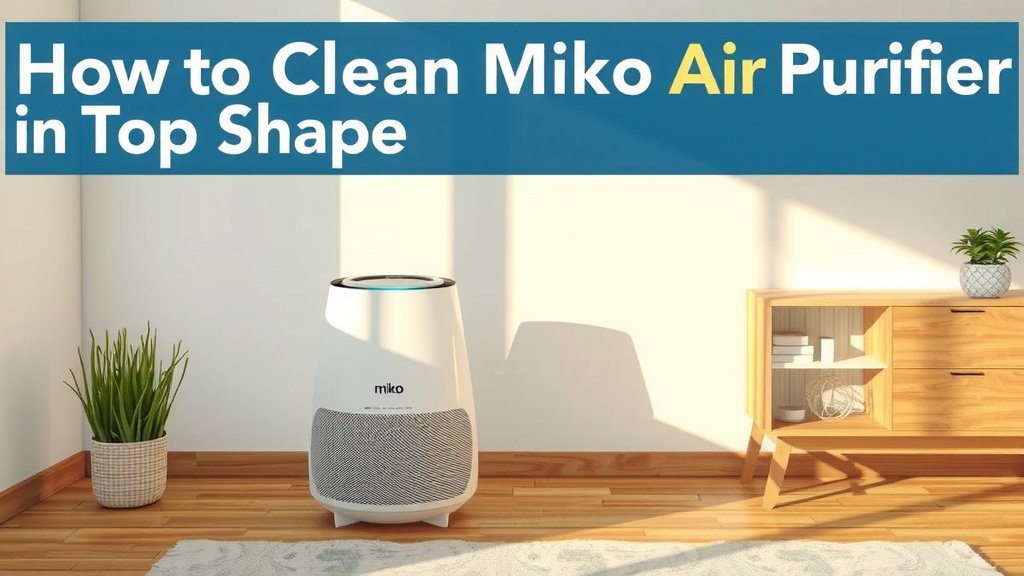 Keeping Your Miko Air Purifier in Top Shape