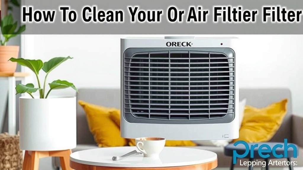 Keeping Your Oreck Air Purifier Filter Clean