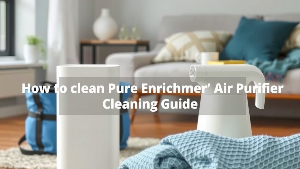Pure Enrichment Air Purifier Cleaning Guide