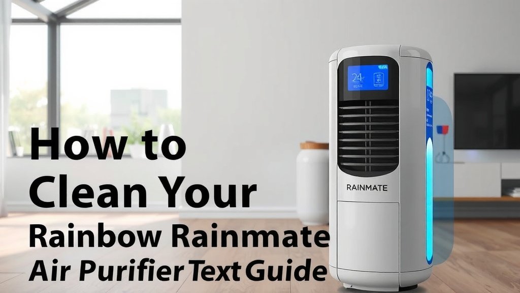 How to Clean Your Rainbow Rainmate Air Purifier: Easy Guide