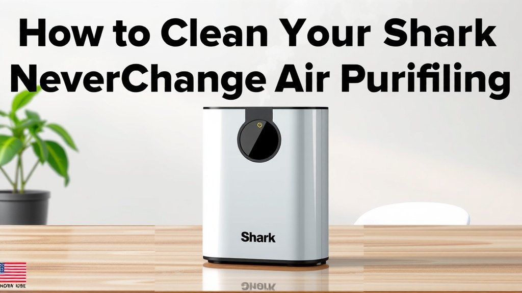 Keeping Your Shark NeverChange Air Purifier Sparkling