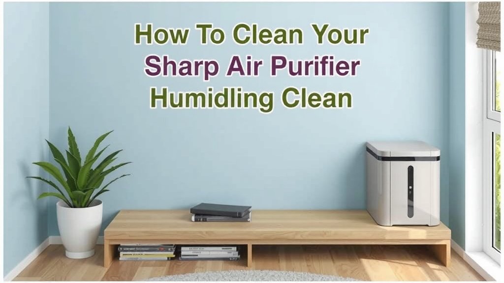 Keeping Your Sharp Air Purifier Humidifier Sparkling Clean