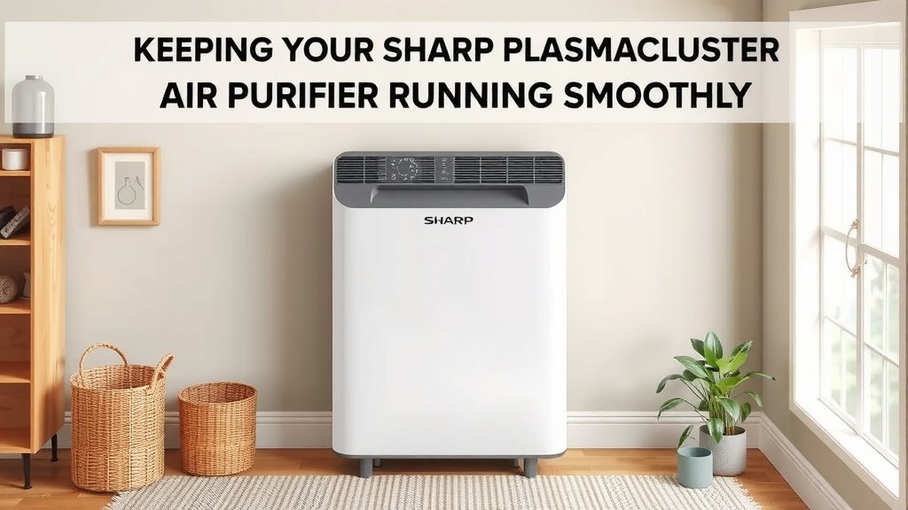 Keeping Your Sharp Plasmacluster Air Purifier Running Smoothly