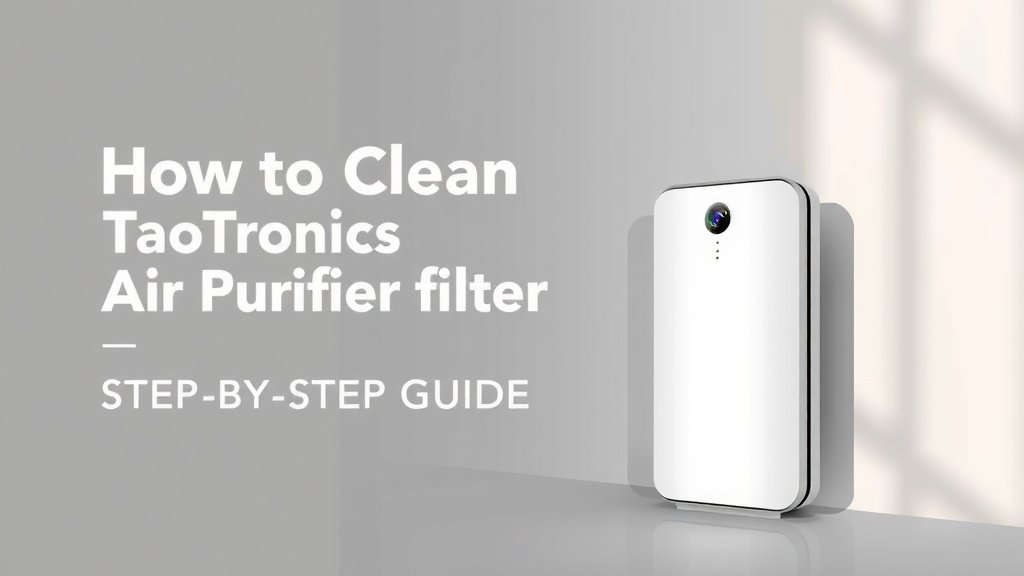 Clean TaoTronics Air Purifier Filter: Step-by-Step Guide