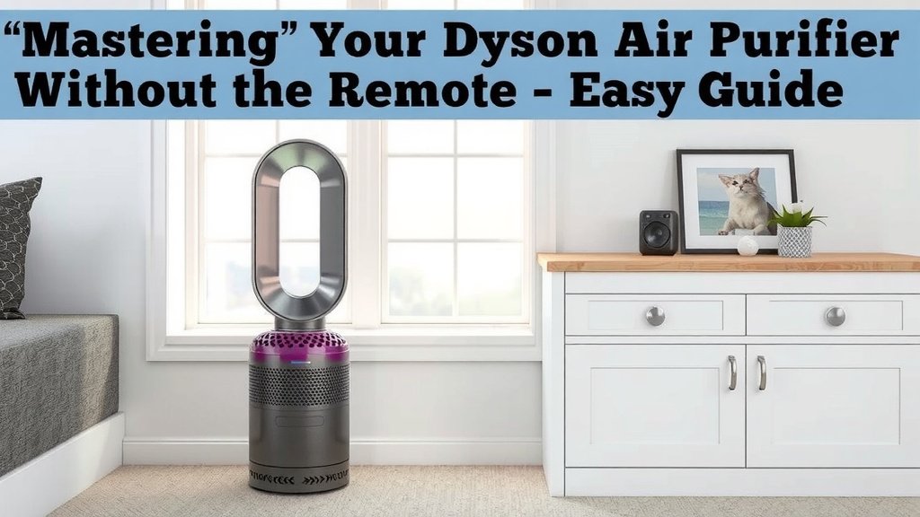 Mastering Your Dyson Air Purifier Without the Remote