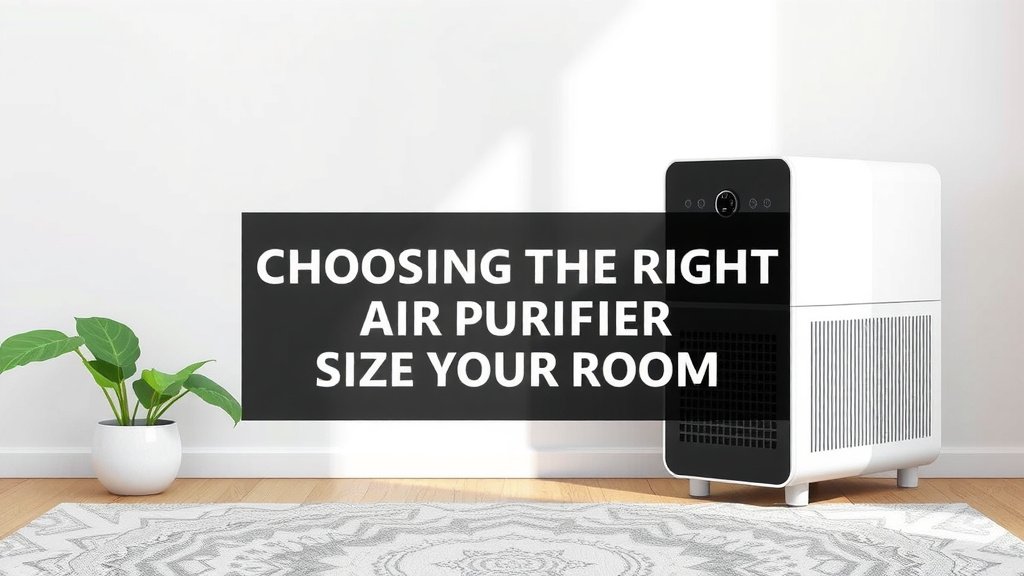 Choosing the Right Air Purifier Size for Your Room