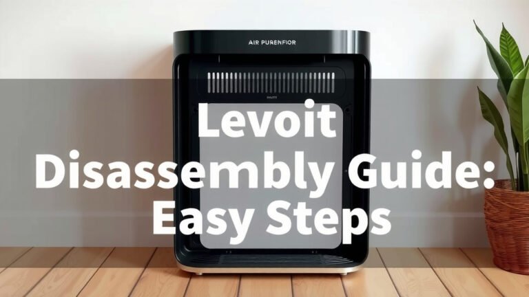 Levoit Air Purifier Disassembly Guide: Easy Steps