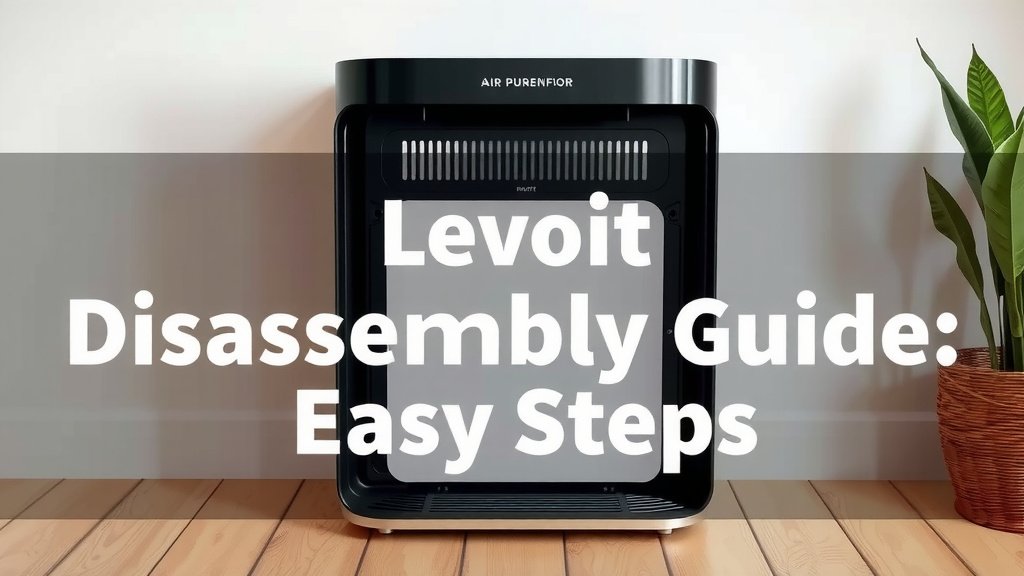 Levoit Air Purifier Disassembly Guide: Easy Steps