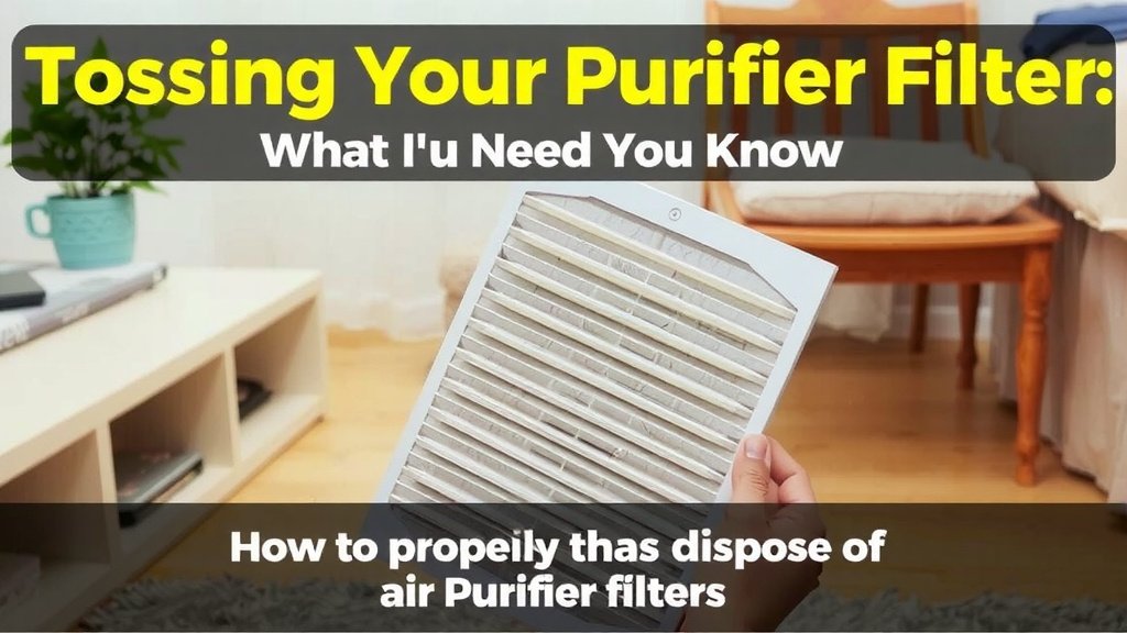 Tossing Your Old Air Purifier Filter: What You Need to Know