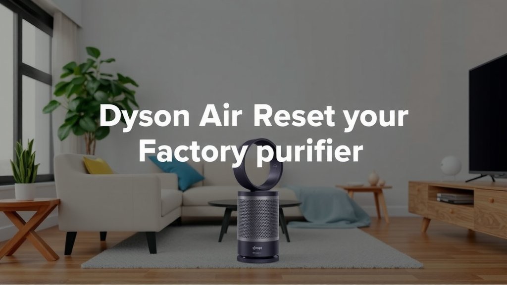 Restoring Your Dyson Air Purifier to Factory Settings