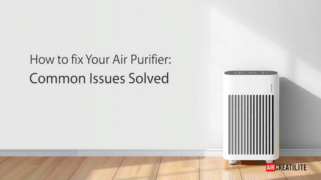 How to Fix Your Air Purifier: Common Issues Solved