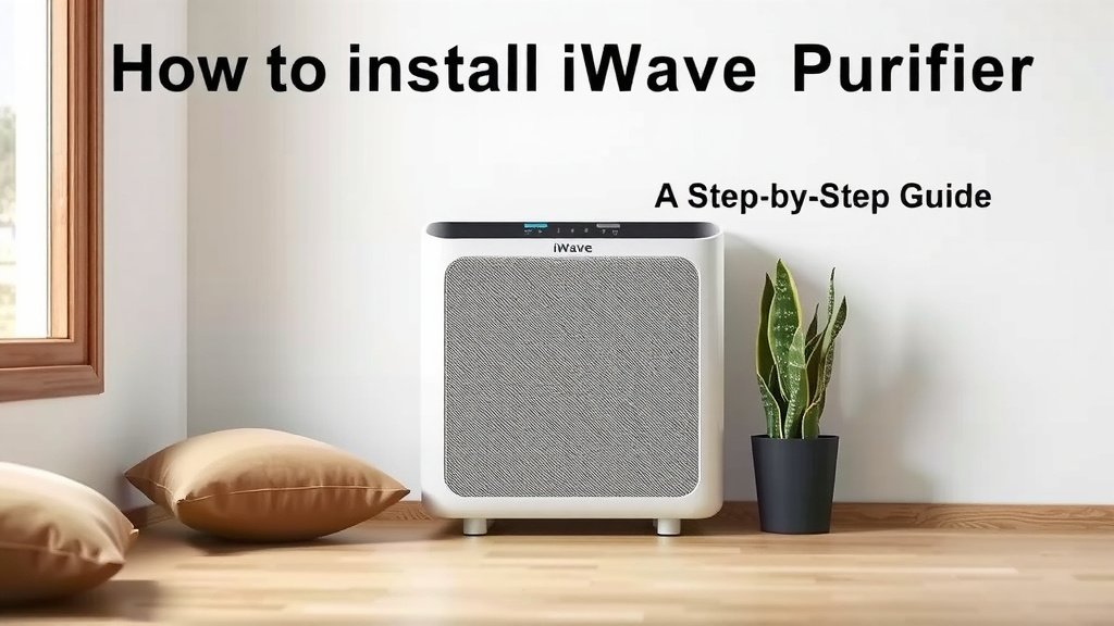 Installing Your iWave Air Purifier: A Step-by-Step Guide