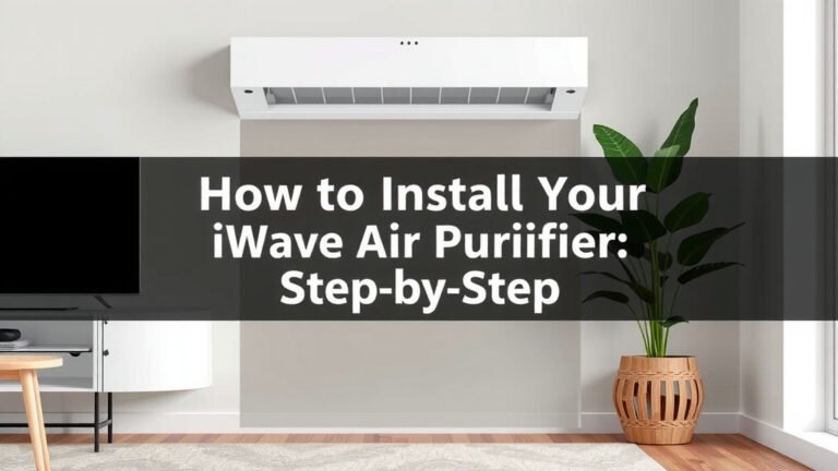 How to Install Your iWave Air Purifier Step-by-Step