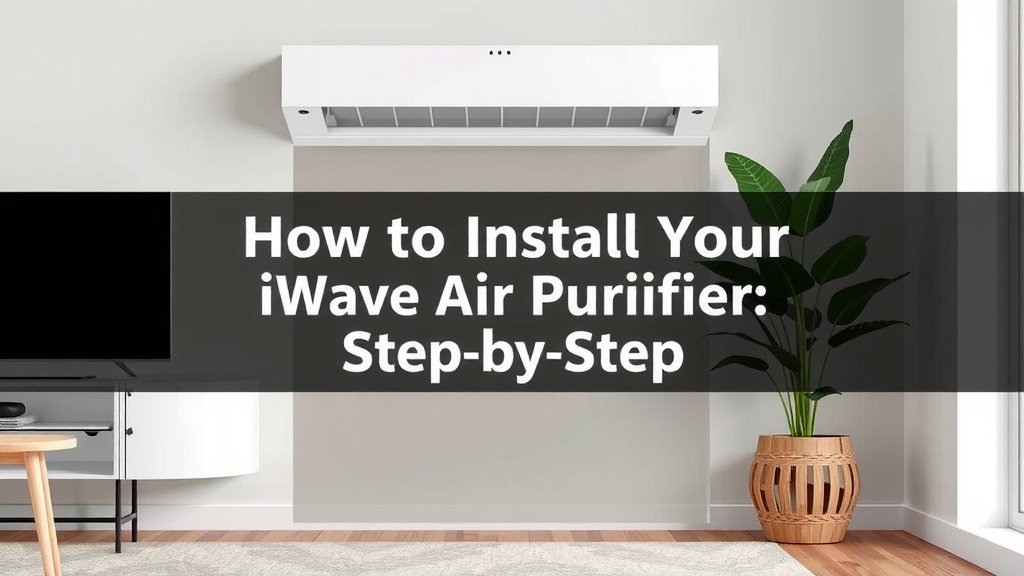 How to Install Your iWave Air Purifier Step-by-Step