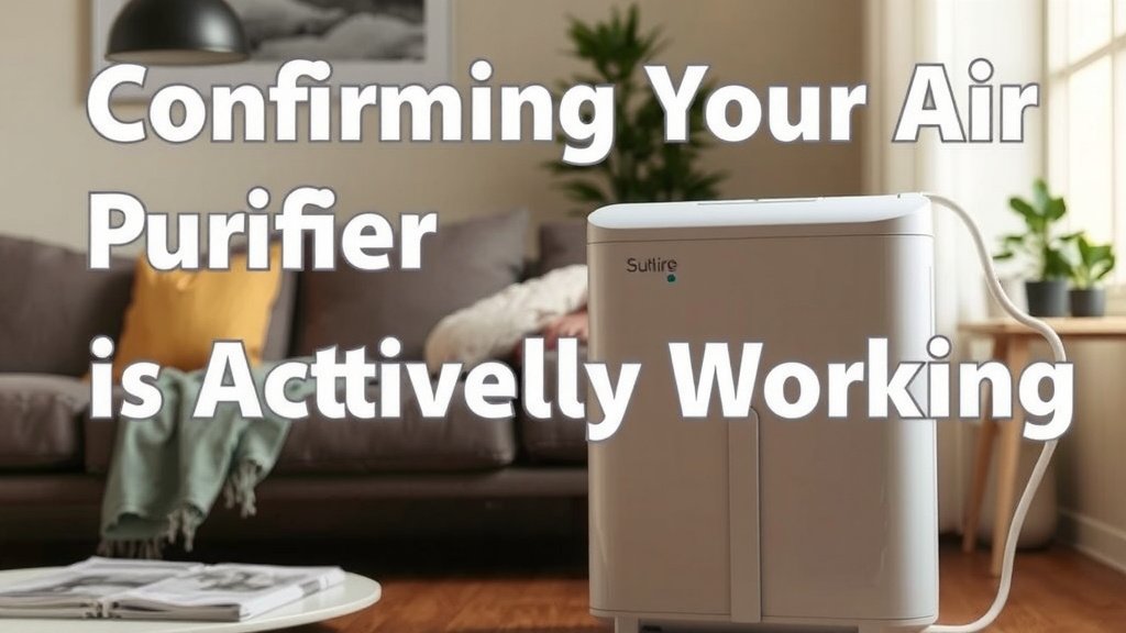 Confirming Your Air Purifier is Actively Working