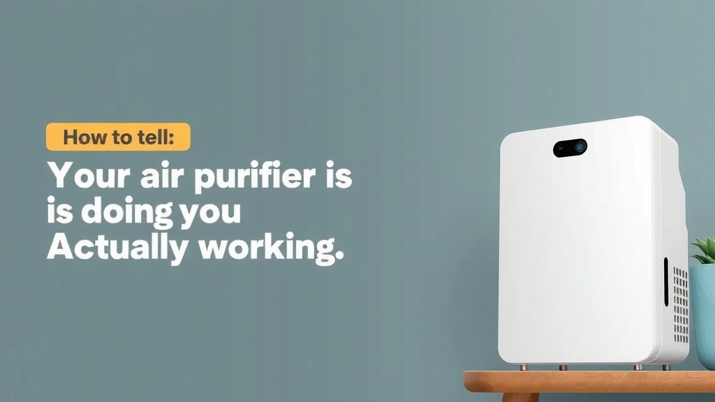 Confirming Your Air Purifier Is Doing Its Job