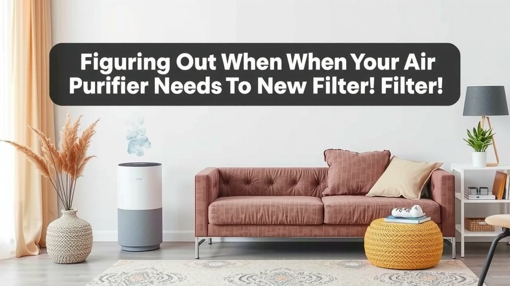 Figuring Out When Your Air Purifier Needs a New Filter