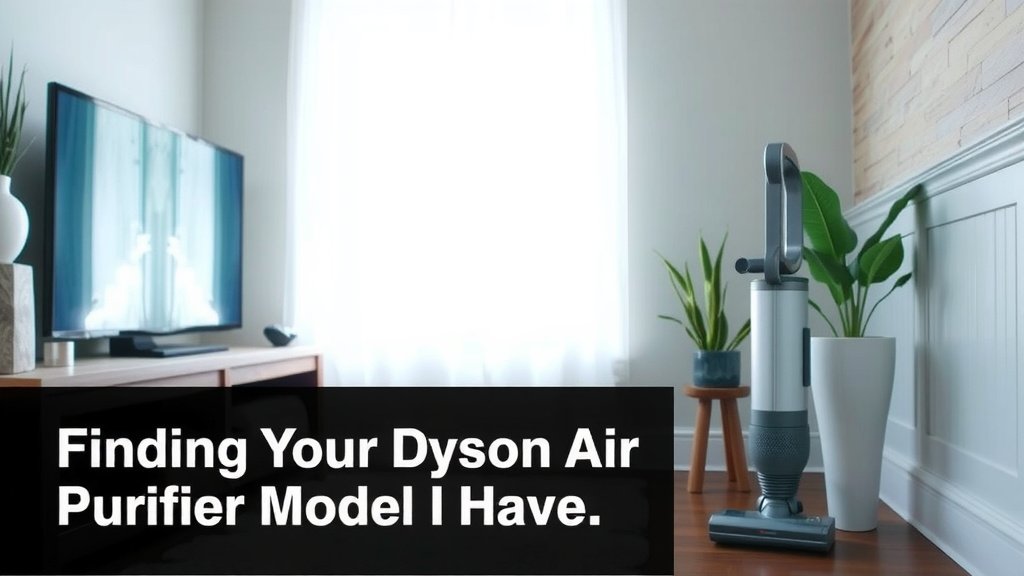 Finding Your Dyson Air Purifier Model Number