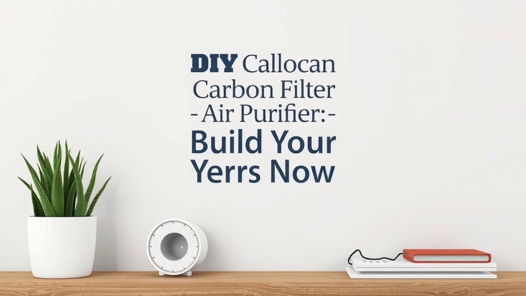 DIY Carbon Filter Air Purifier: Build Yours Now