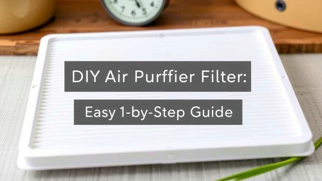 DIY Air Purifier Filter: Easy Step-by-Step Guide
