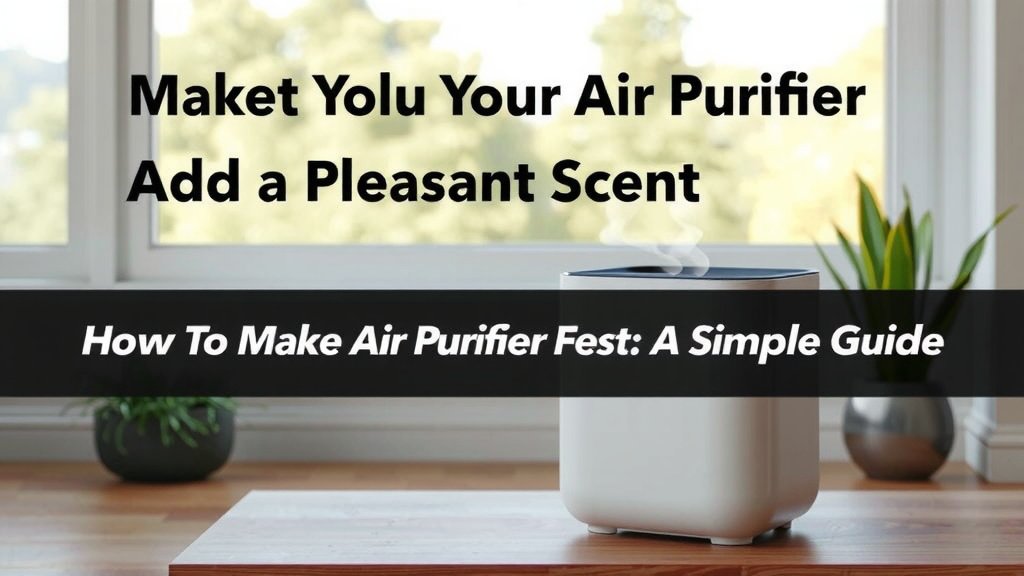 Making Your Air Purifier Add a Pleasant Scent